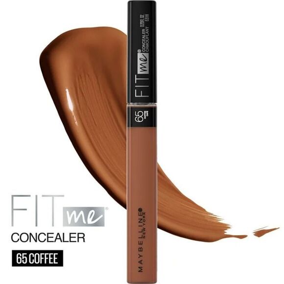 Lot of 5 65 Coffee Maybelline Fit Me! Concealer Concealers - Picture 2 of 2